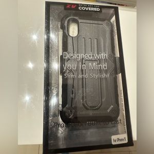 NWT ZV gray iPhone X case